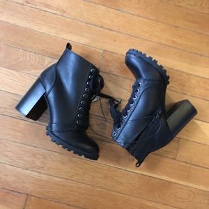 NWT! Mossimo Lace-Up Booties